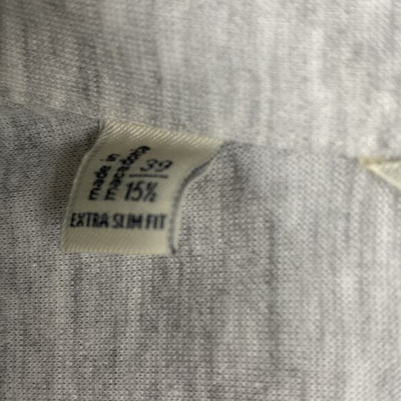 Suitsupply Italian Fabrics Egyptian Cotton Button Shirt Men's Extra Slim 39 15.5 - Picture 5 of 10